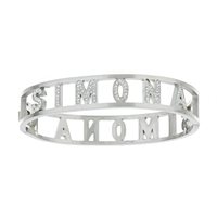 Bracciale Urania Preziosi Donna Nomi e lettere in Acciaio BRSIMONA - BRSIMONA